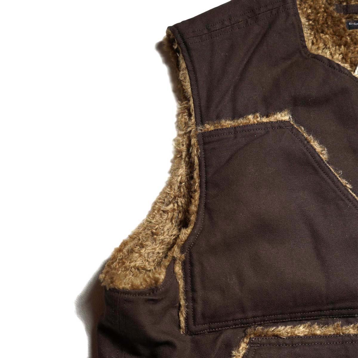 Engineered Garments / Over Vest - 10oz Duck Canvas (Brown)